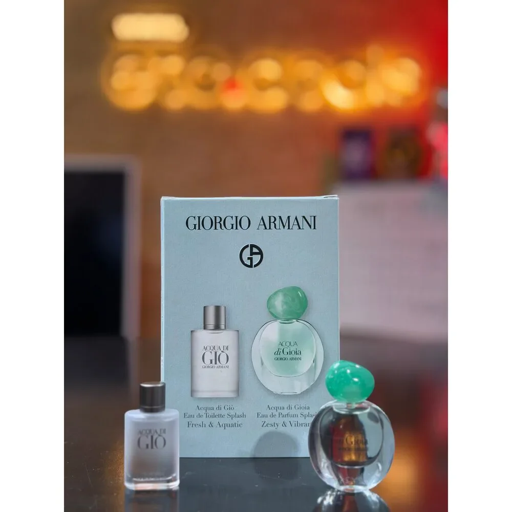 ACQUA DI GIÒ + ACQUA DI GIOIA MINI DUO – 2 x 5ML